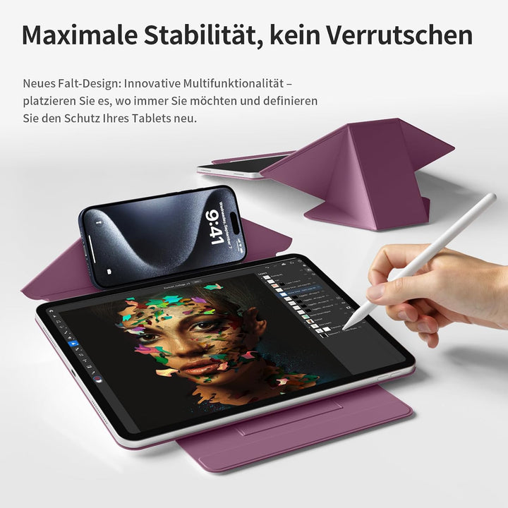 Magnetisch Hülle für iPad (A16) 11./10. Generation (2025/2022) | Schlanke Magnetische Schutzhülle fü