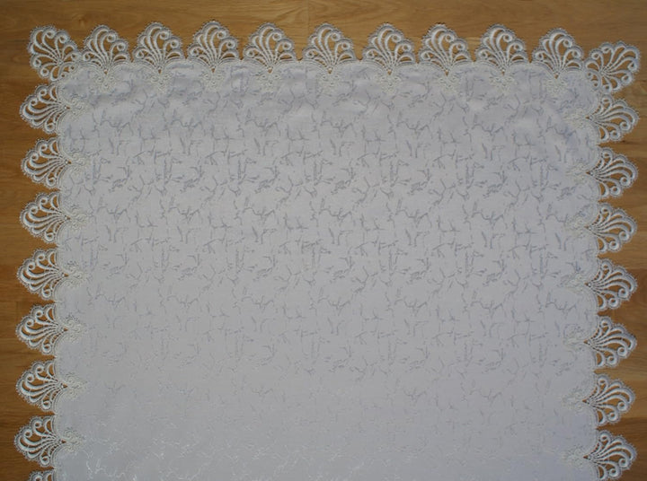Plauener Spitze by Modespitze 3086E_11_8080 Tischdecke Nizza E, Grösse 80 x 80 cm, rechteckig 80 cm