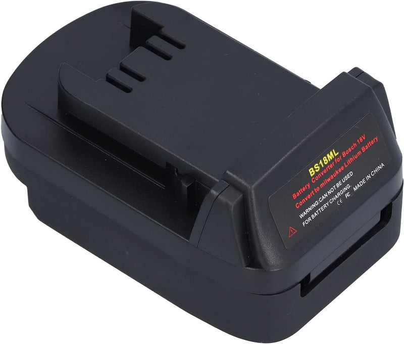 BS18ML Adapter, 18V Batterieadapter Konverter für 18V zu Milwaukee Lithium Power