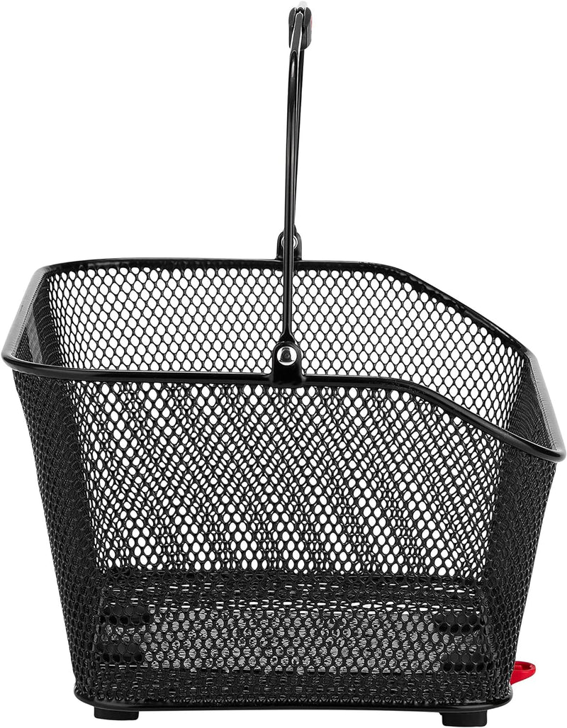 KLICKfix City Hinterradkorb für Racktime Schwarz, Schwarz