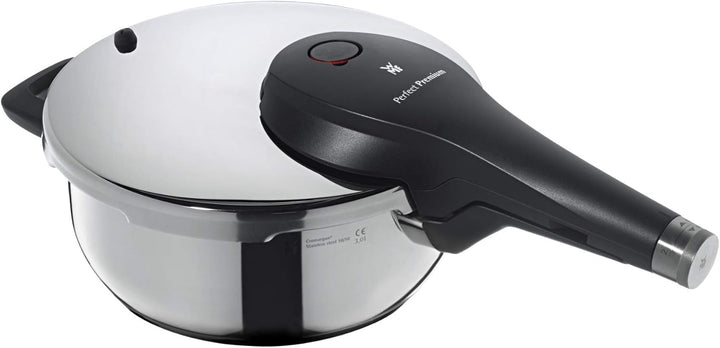 WMF Perfect Premium Schnellkochtopf Induktion 3l, Dampfkochtopf 22 cm, Cromargan Edelstahl poliert,