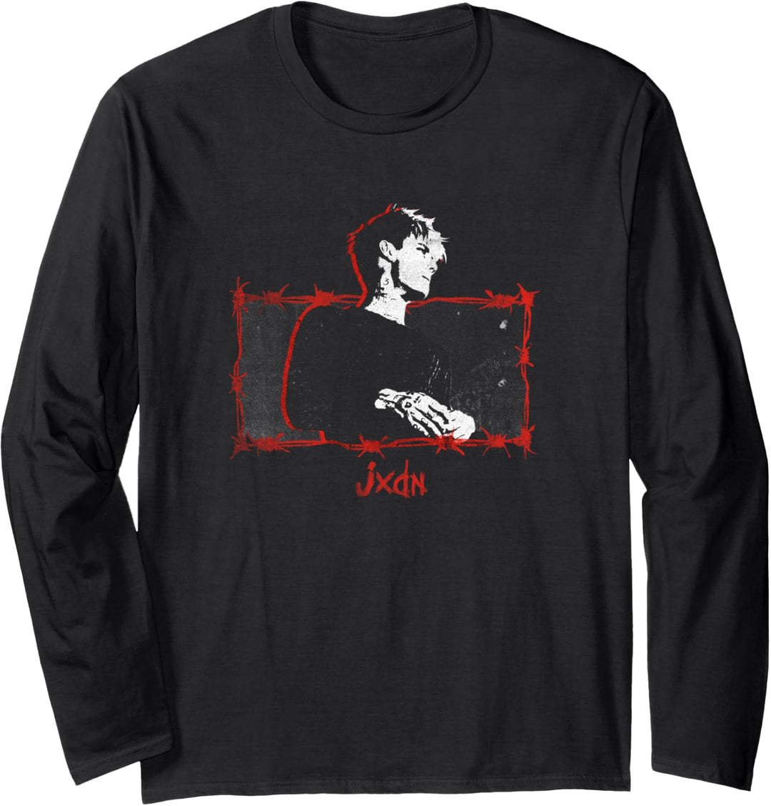 jxdn - Barbed Wire Portrait Langarmshirt