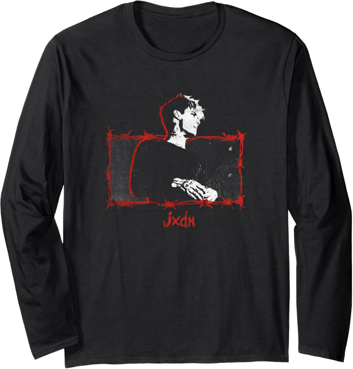jxdn - Barbed Wire Portrait Langarmshirt