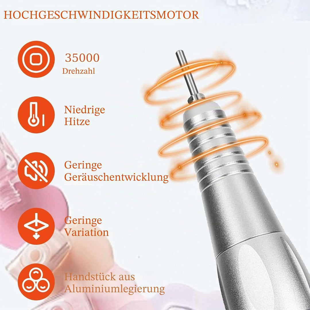 Maniküre Pediküre Set Elektrisch, Elektrische Nagelfeile für gepflegte Hände und Füsse, Maniküre Set