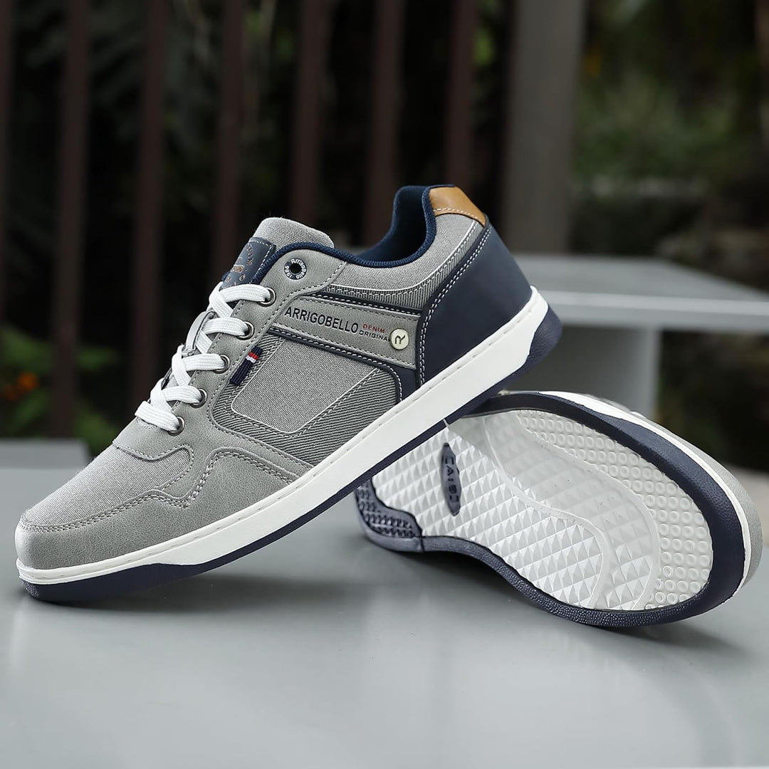 ARRIGO BELLO Freizeitschuhe Herren Sneaker PU Leder Walkingschuhe Atmungsaktive Athletic Formal Clas