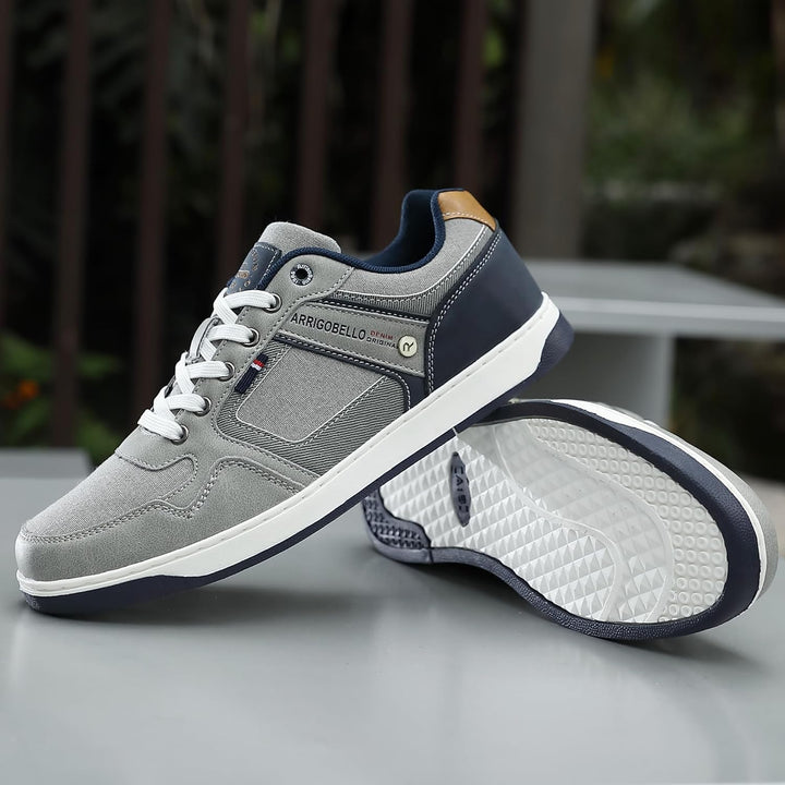 ARRIGO BELLO Freizeitschuhe Herren Sneaker PU Leder Walkingschuhe Atmungsaktive Athletic Formal Clas