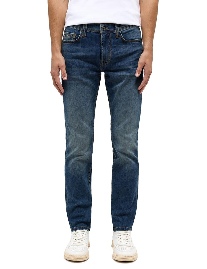 MUSTANG Herren Slim Fit Style Vegas 28W / 32L Blau, 28W / 32L Blau
