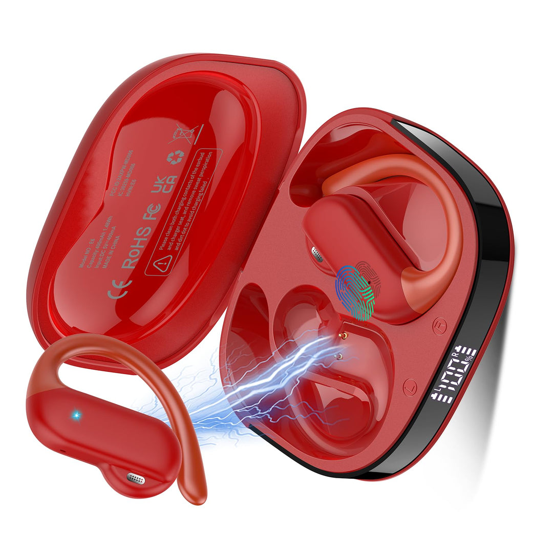Open Ear Kopfhörer Bluetooth 5.4 HiFi Stereo, Kopfhörer Kabellos Bluetooth mit ENC Noise Cancelling