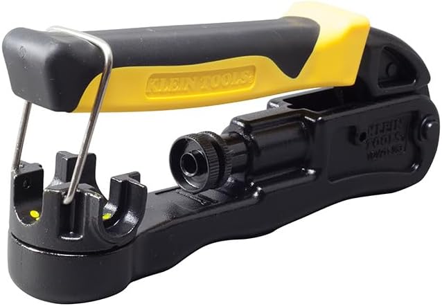 Klein Tools VDV211-063, einheitsgrösse, Multi Premium Verstellbare Kompressions-Crimpzange - BNC, F,