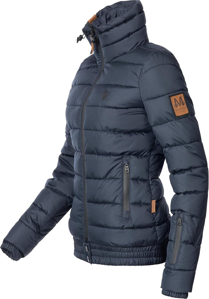 MARIKOO Damen Winter Steppjacke Poison XS-XL XS Blau, XS Blau