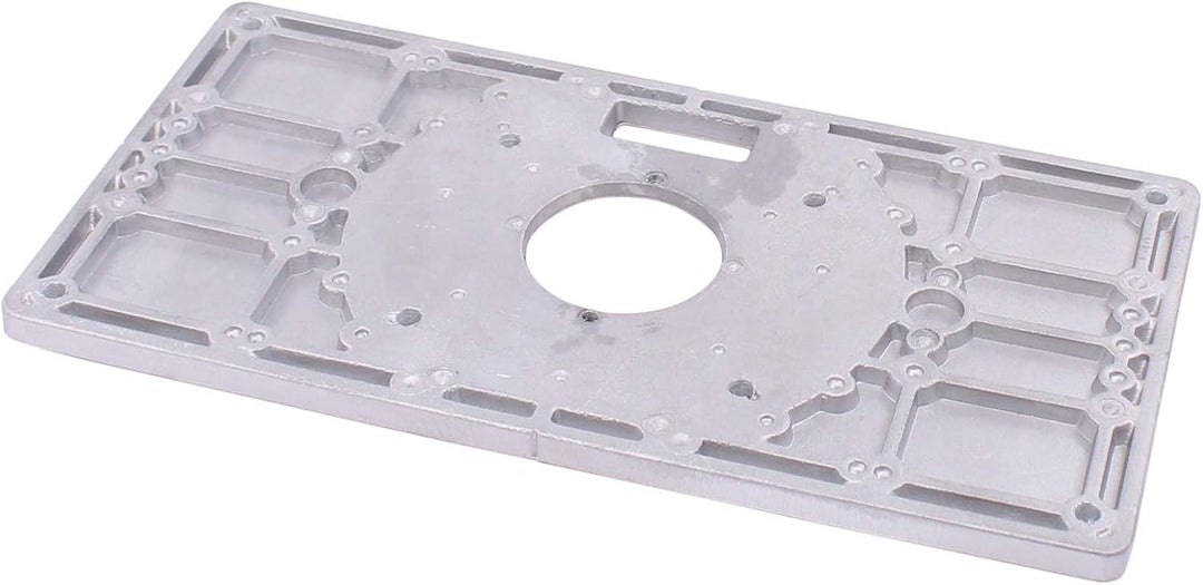 Doo Engy Aluminium Router Tischeinsatzplatte mit 4 Ringen und Schrauben für Holzbearbeitungstische 2