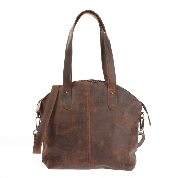 LECONI Shopper Schultertasche Damen Handtasche Ledertasche Natur Henkeltasche aus Leder Damentasche