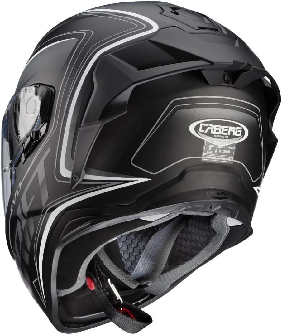 Caberg Helm DRIFT EVO INTEGRA MATT BLACK/ANTHRACITE/RED FLUO XL XXL matt black/anthracite/white