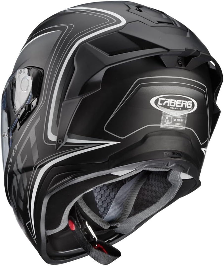 Caberg Helm DRIFT EVO INTEGRA MATT BLACK/ANTHRACITE/RED FLUO XL XXL matt black/anthracite/white