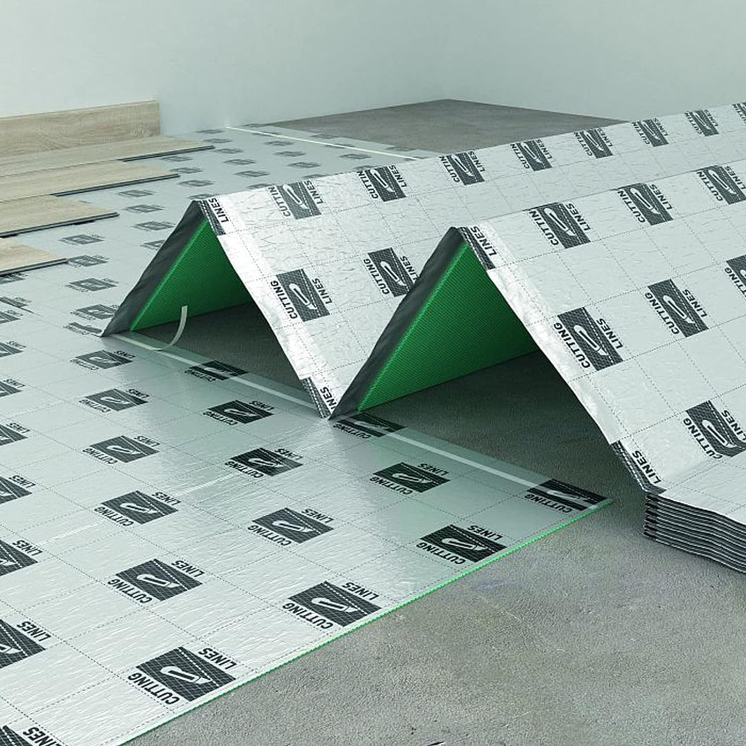 50m² Laminatunterlagen Vinylbodenunterlagen Parkettunterlagen Easycut