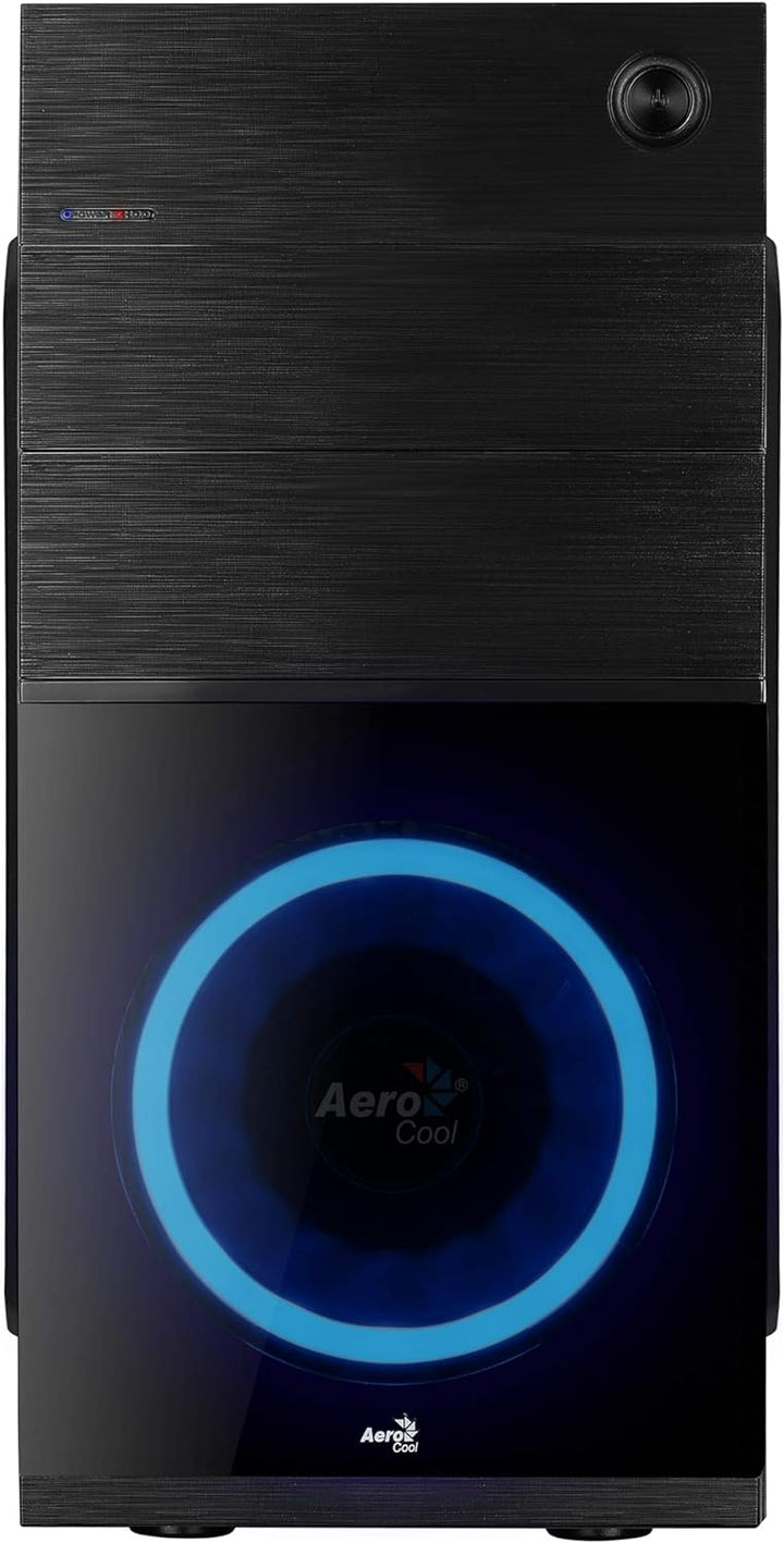 Aerocool CS105BL, Computergehäuse, Acrylfenster, Frontlüfter Blau CS105, Blau CS105
