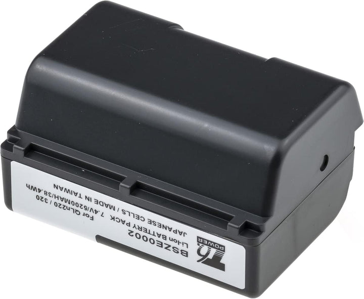 Akku für Zebra Barcode-Scanner, Teilenummer P1031365-069, Li-Ion, 7,4 V, 5200 mAh (38,4 Wh), schwarz