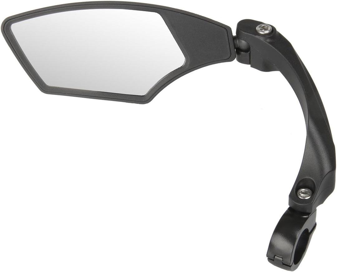 KLICKfix Zubehör Lenkeradapter mit Schloss, Schwarz, One Size Bundle mit Fahrradspiegel, Bundle mit