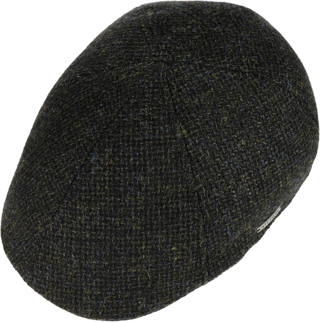 Stetson Texas Classic Wool Flatcap - Schiebermütze Herren - Herrenmütze mit Baumwollfutter - Schirmm