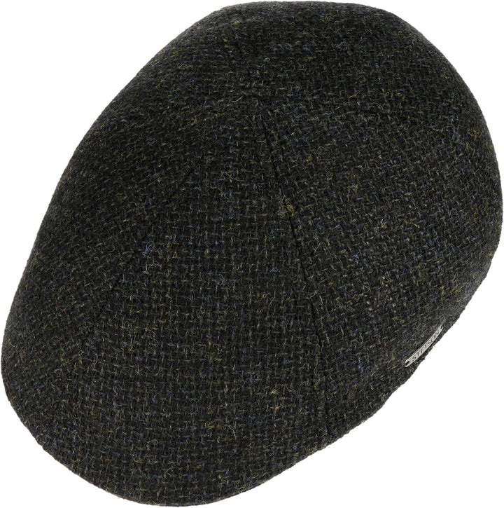 Stetson Texas Classic Wool Flatcap - Schiebermütze Herren - Herrenmütze mit Baumwollfutter - Schirmm