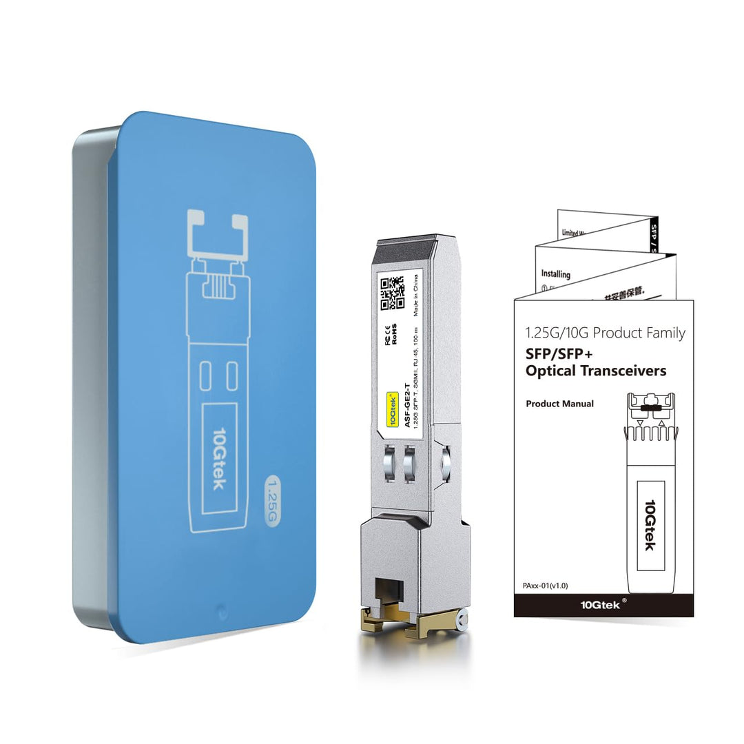 1G SFP auf RJ45 Mini Gbic Modul, 1000Base-T Kupfer Transceiver Kompatibel für Cisco GLC-T/SFP-GE-T,