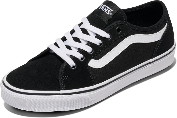 Vans Unisex Filmore Decon Sneaker 40 EU Suede Canvas Black White, 40 EU Suede Canvas Black White