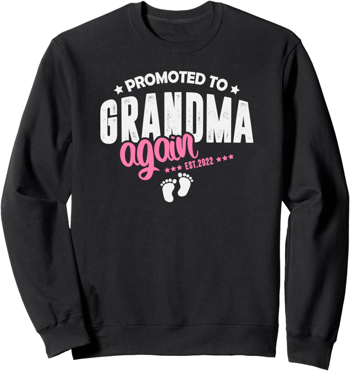Oma 2022, Grossmutter werden, Befördert zur Omi, Damen Sweatshirt