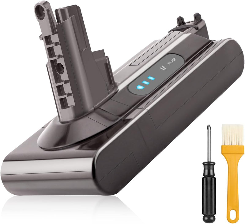 Ersatzakku für Dyson V10, 6800mAh V10 Animal V10 Absolute V10 Motorhead SV12 V10 Fluffy Cordless Sti
