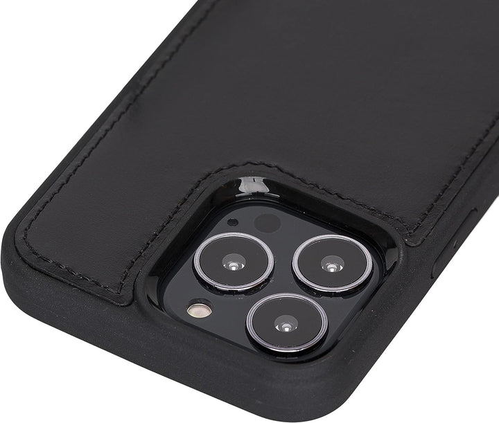 Solo Pelle Lederhülle für das iPhone 13 Pro in 6.1 Zoll Stanford Case Leder Hülle Ledertasche Backco