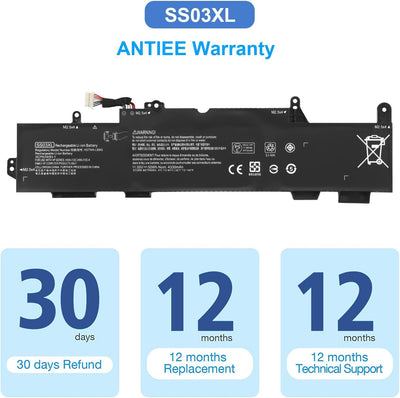 ANTIEE SS03XL 933321-855 Akku für Hp EliteBook 730 735 740 745 830 840 846 G5,EliteBook 735 745 830