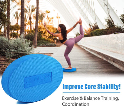 5BILLION Balance Pad - Oval - Übungspad & Schaum Balance Trainer - Wobble Kissen für physikalische T