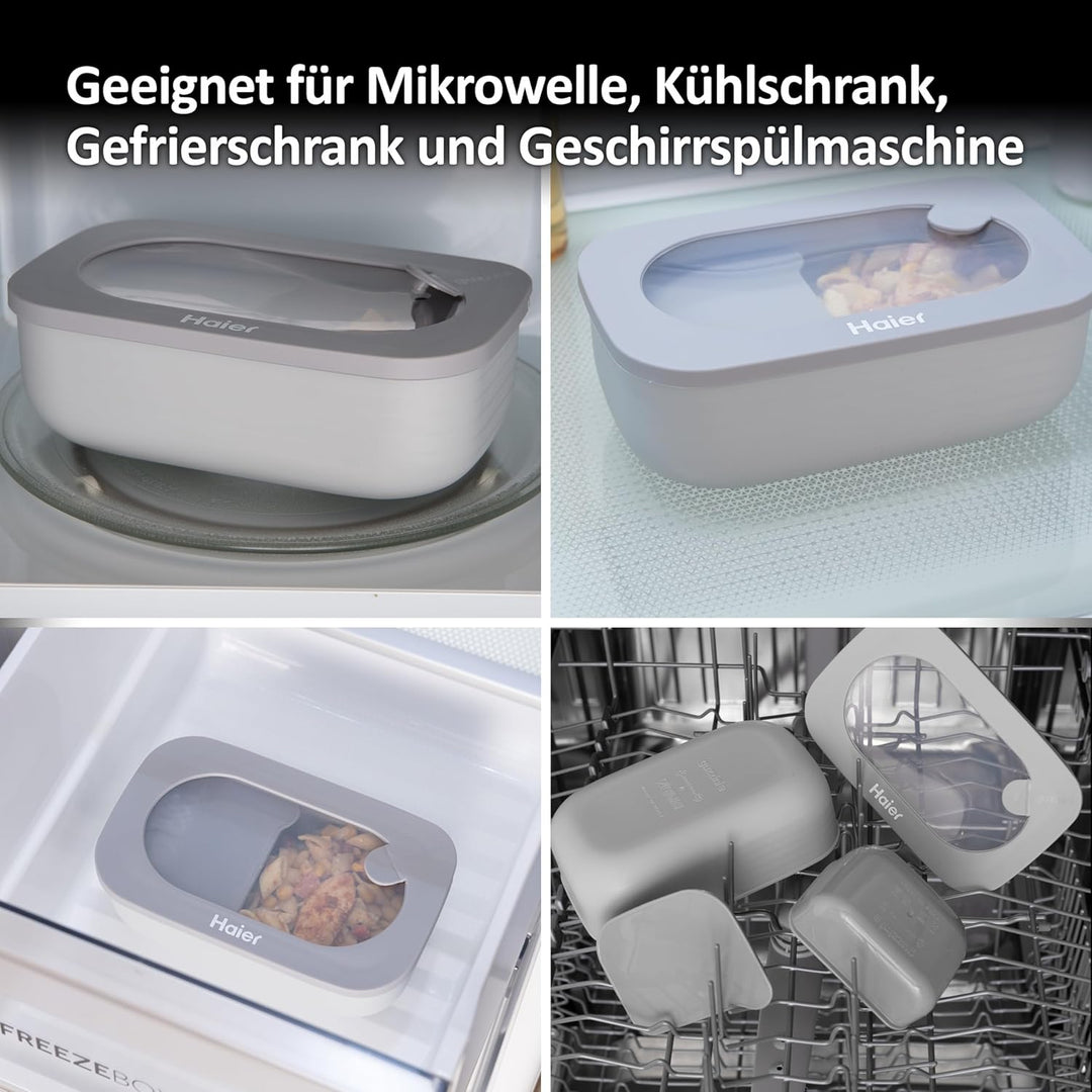 Haier – Luftdichte Lunchbox mit Innenbehälter/Lagerung von Lebensmitteln im Kühlschrank oder Gefrier