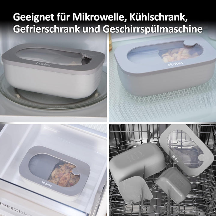 Haier – Luftdichte Lunchbox mit Innenbehälter/Lagerung von Lebensmitteln im Kühlschrank oder Gefrier