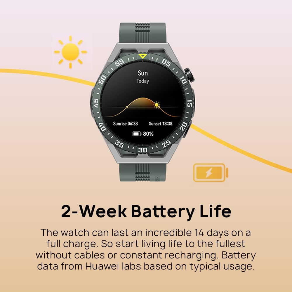 HUAWEI Watch GT 3 SE Wilderness , Fitness Tracker , Green, Grau, One Size, 55029749
