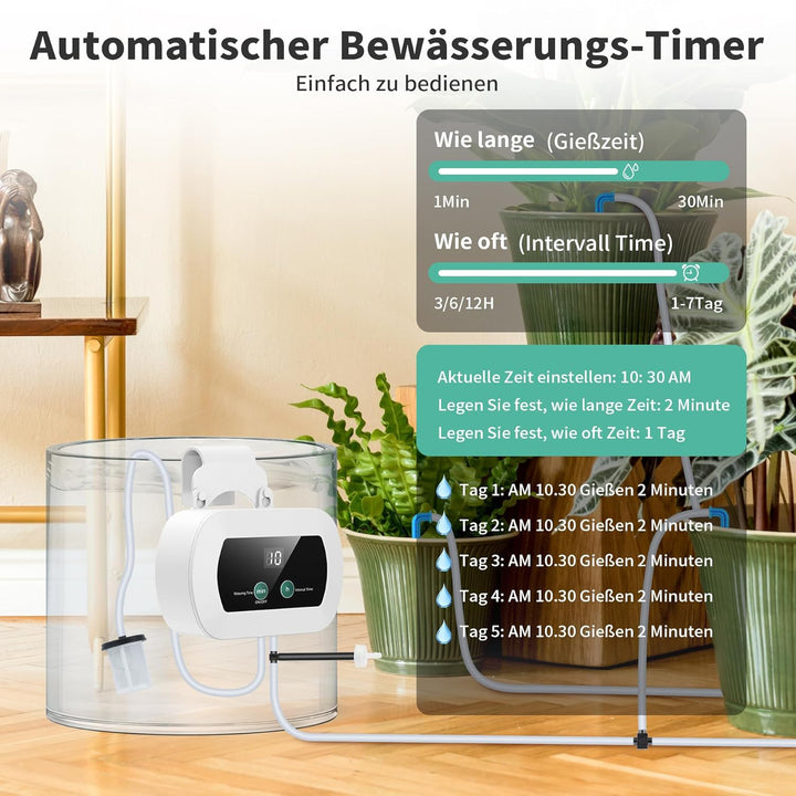Automatische Bewässerung Pflanzen Bewässerungssystem Tropfbewässerung Indoor Garten Bewässerung Zimm
