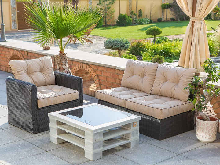 Gartenkissen Sitzauflage auf Gartenmöbel, Rattan, Gartenpolster Polsterauflagen auf Rataanmöbel,Kiss