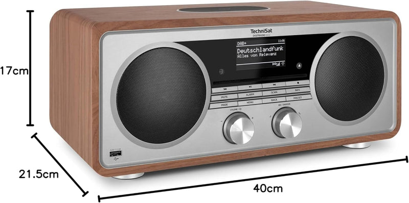 TechniSat DIGITRADIO 602 - Kompaktanlage mit 70 Watt 2.1 Lautsprechersystem (Stereo Musik-Center mit