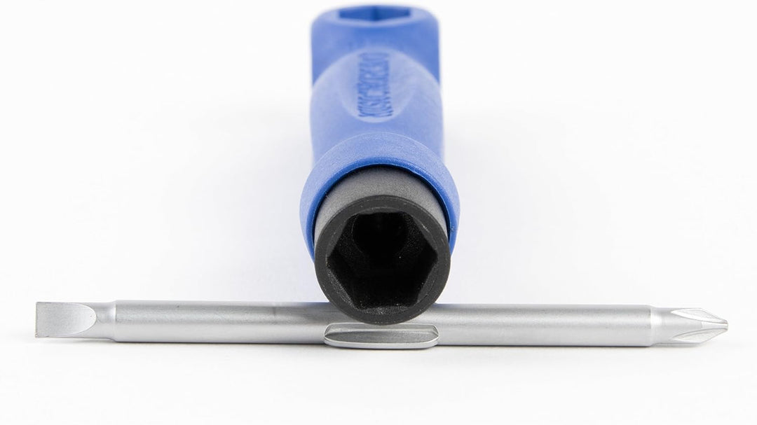 MusicNomad Equipment Care MN227 The Octopus 8 ’N 1 Tech Tool blau standart Einzeln, Einzeln