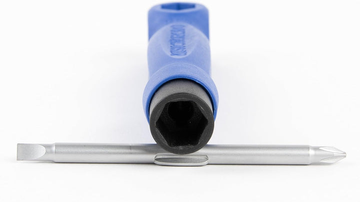 MusicNomad Equipment Care MN227 The Octopus 8 ’N 1 Tech Tool blau standart Einzeln, Einzeln