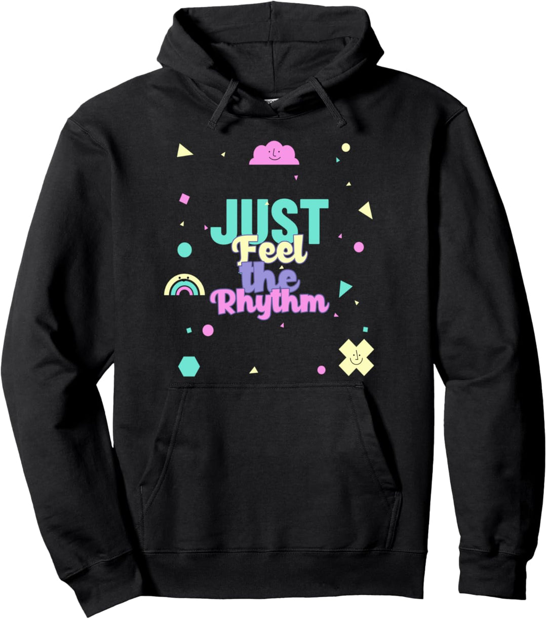 Musik Komisch Fühle einfach den Rhythmus Pullover Hoodie