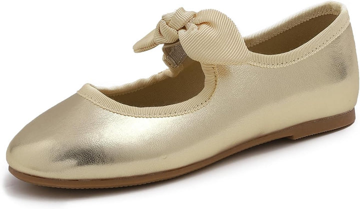 Feversole Girls Cute Dress, Mädchen süsses Kleid Mary Jane Schuhe weiche Party Urlaub Ballerinas 29