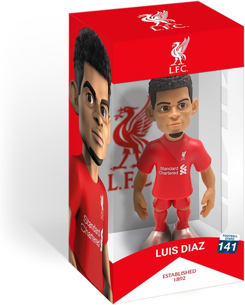 MINIX - Football Stars #141 – Liverpool – Luis Díaz 23 – Sammelfigur 12 cm