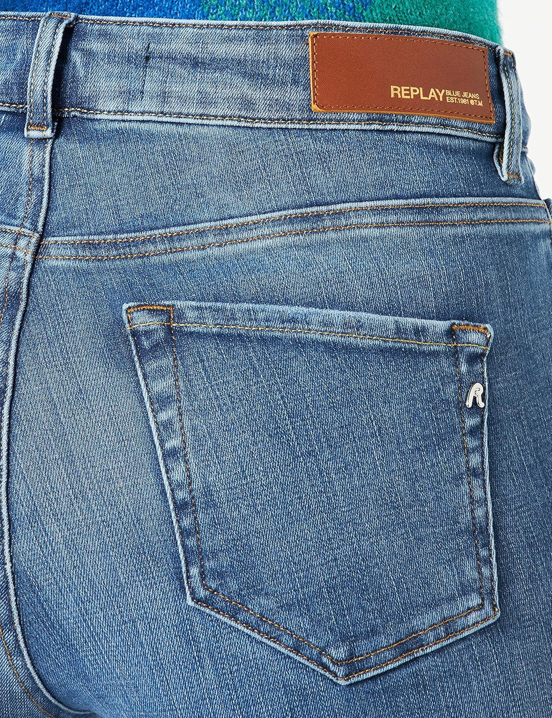 Replay Damen Florie Jeans 25W / 32L Blue (Blue Denim 91), 25W / 32L Blue (Blue Denim 91)