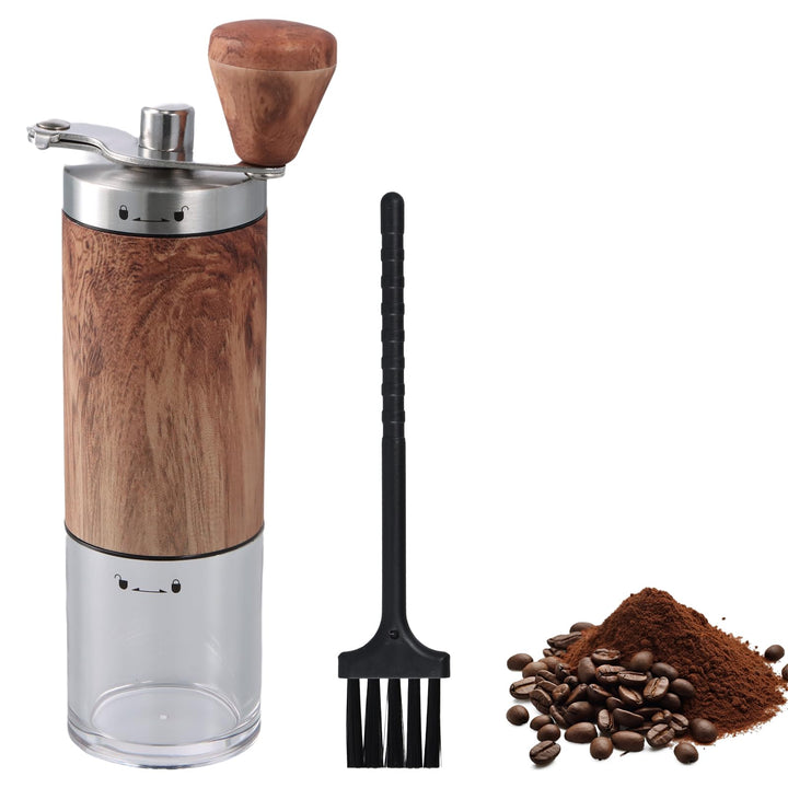 Manuelle Kaffeemühle, Tragbare Handkaffeemühle mit Abnehmbarem Griff, Kaffeemühle Manuell mit Kerami