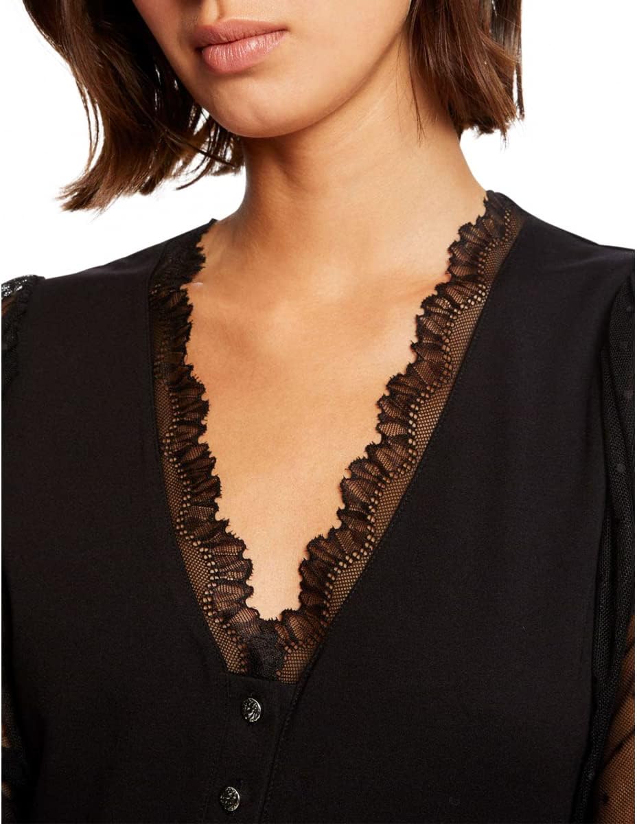 Morgan Damen t Shirt XS Schwarz, XS Schwarz