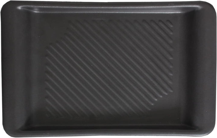Keramische Grillschale Rechteckig, schwarz Keramik Grill Keramikschale