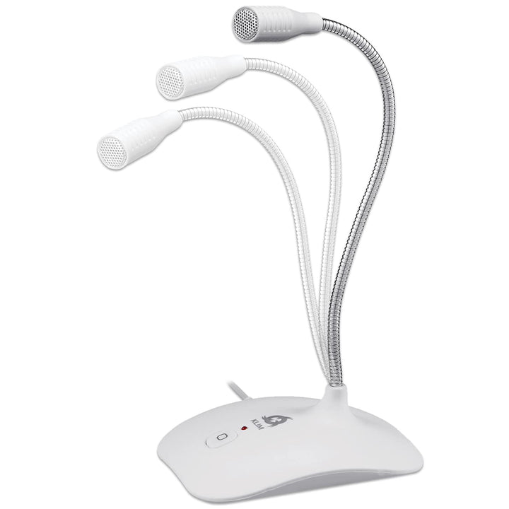 KLIM Talk USB - Standmikrofon PC und Mac - Kompatibel mit jedem Computer - Professionelles USB Mikro