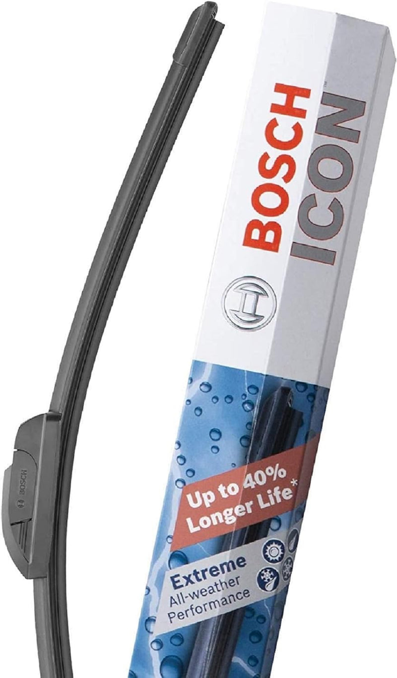 Bosch 24A19A ICON Beam Wischerblätter – Fahrer- und Beifahrerseite – Set mit 2 Blättern (24 A & 19 A