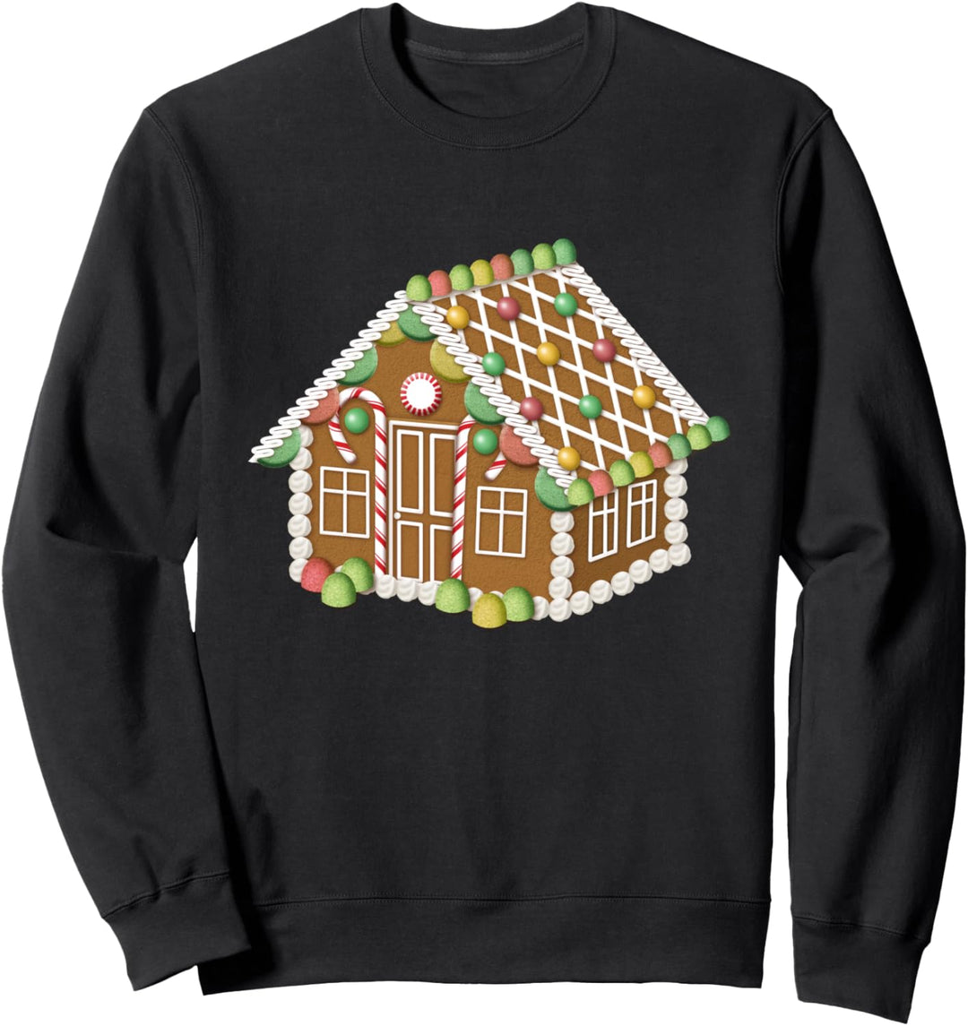 Lebkuchenhaus Weihnachtsferien Backen Sweatshirt