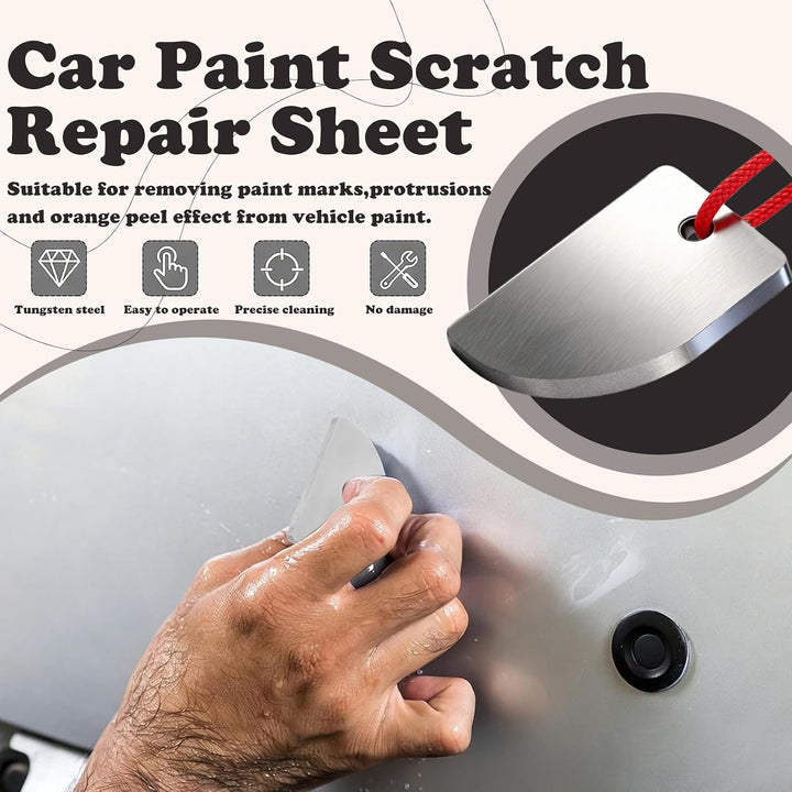 Lackhobel Autolack, Lackschaber Auto, Ziehklinge aus gehärtetem Stahl, Caulk Remover Tool, entfernt